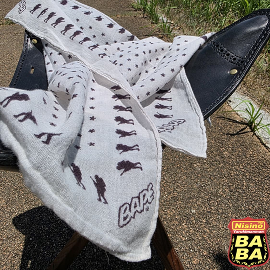 BAPE 풋솔져 화이트 반다나 상품이미지6