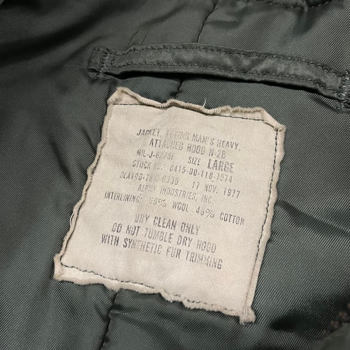 70s 오리지날 N2B 플라이트 자켓 (L) 상품이미지6