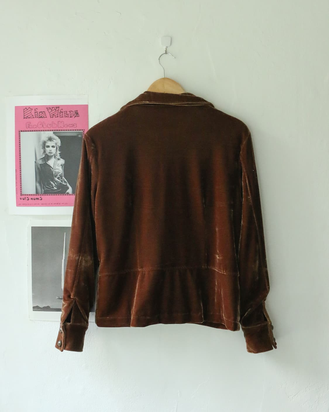 빈티지 브라운 벨벳 블레이저 자켓 상품이미지7