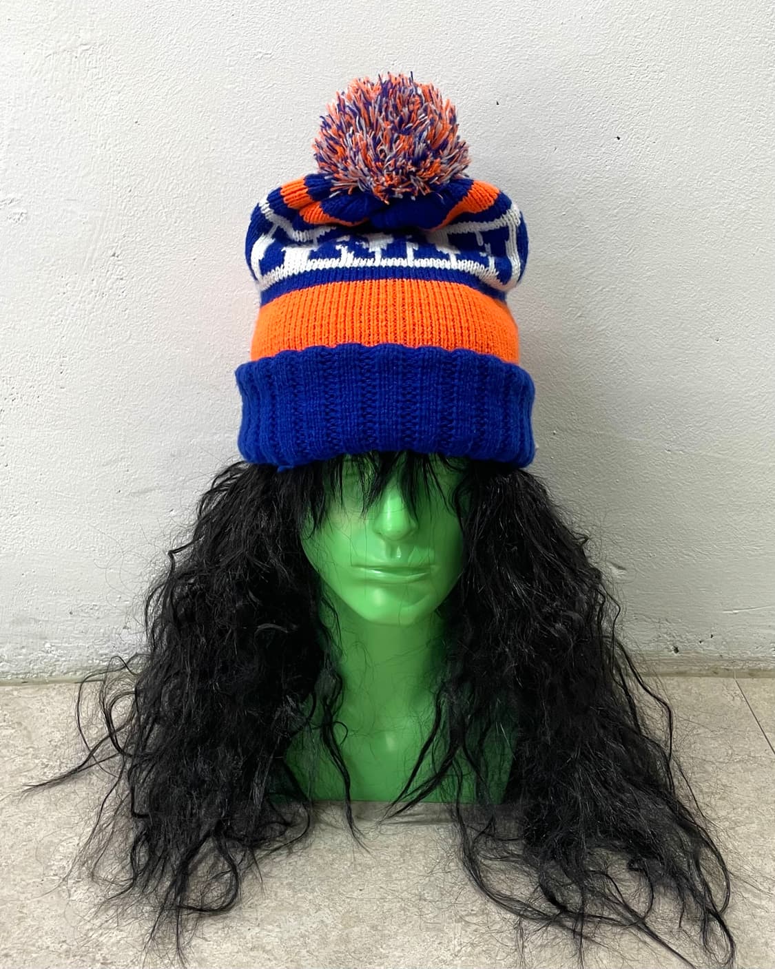 orange lettering blue bell beanie 상품이미지2