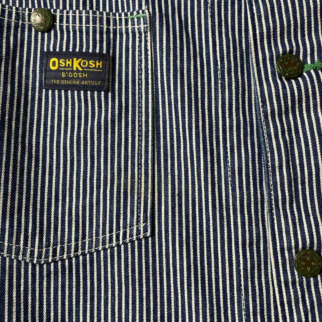 OSHKOSH 80s 오시코시 스트라이프 초어 코트 자켓A00691 상품이미지4