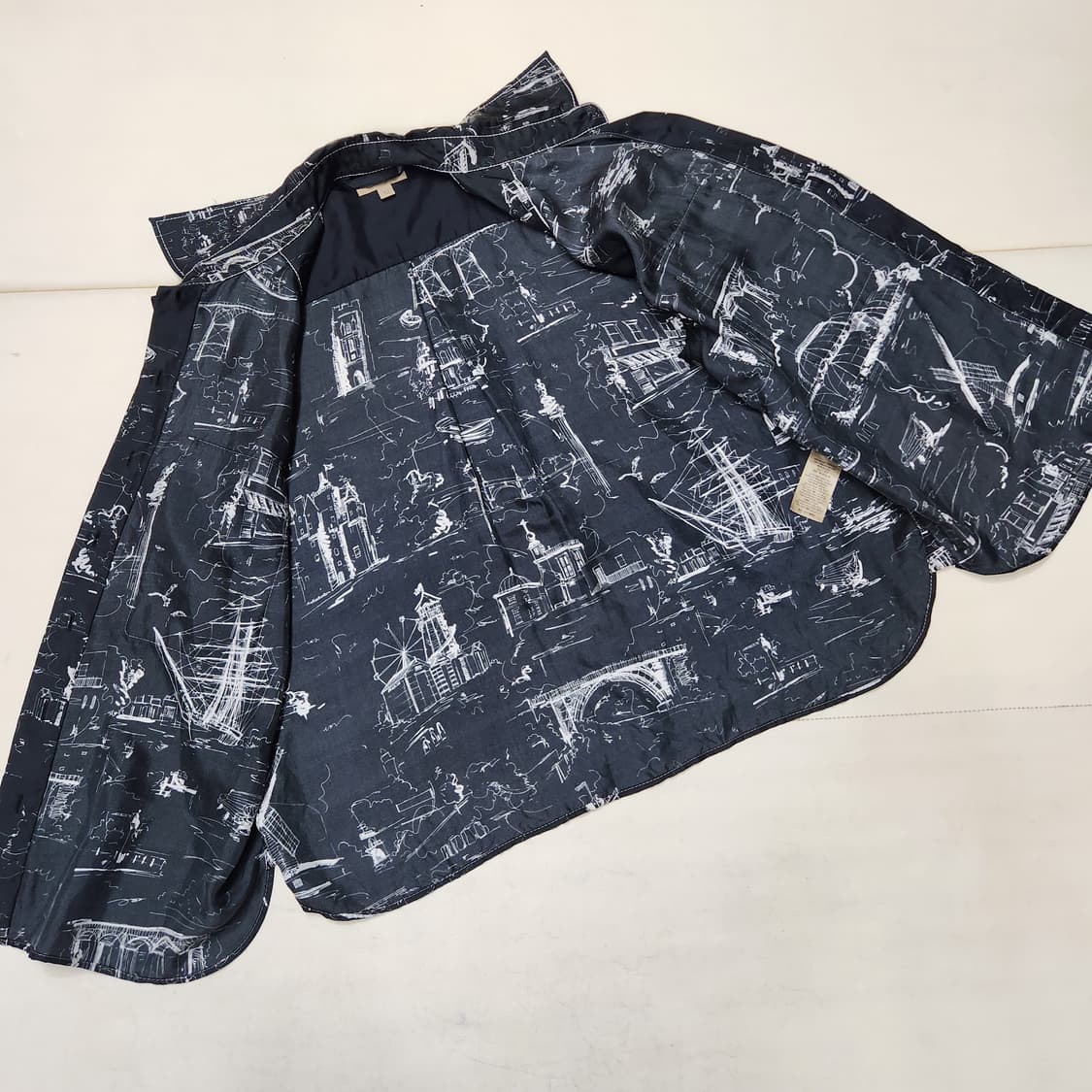 정품 버버리 여성 민소매 실크 블라우스 셔츠 Uk14 99 상품이미지7