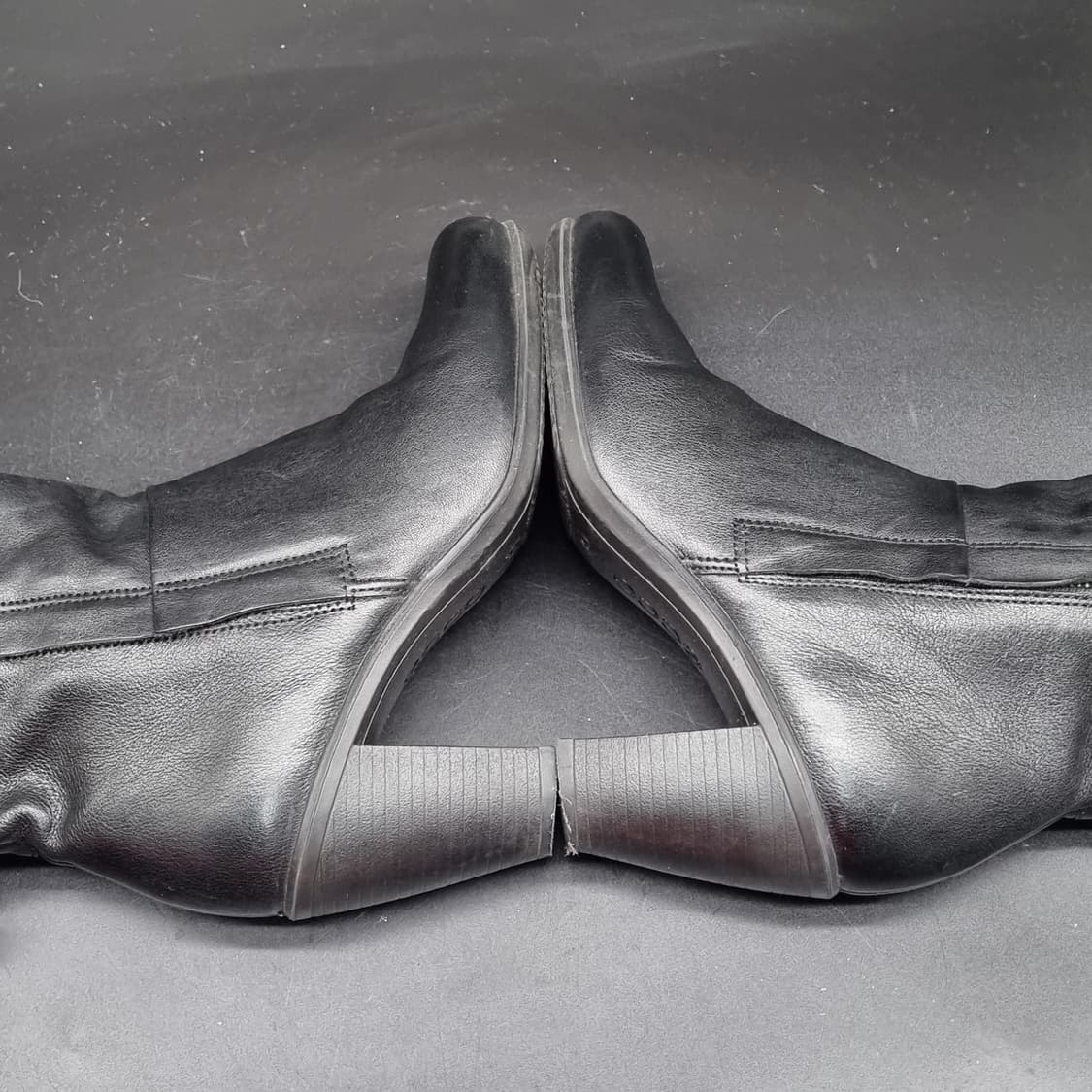 에코 가죽 여성앵클부츠37 240 굽9 상품이미지5