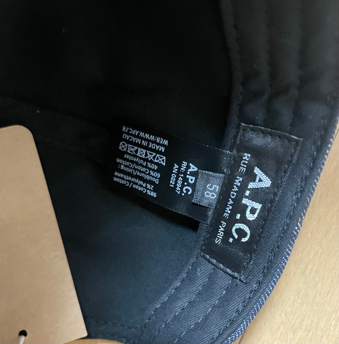 (58) Apc 모자 볼캡 상품이미지6