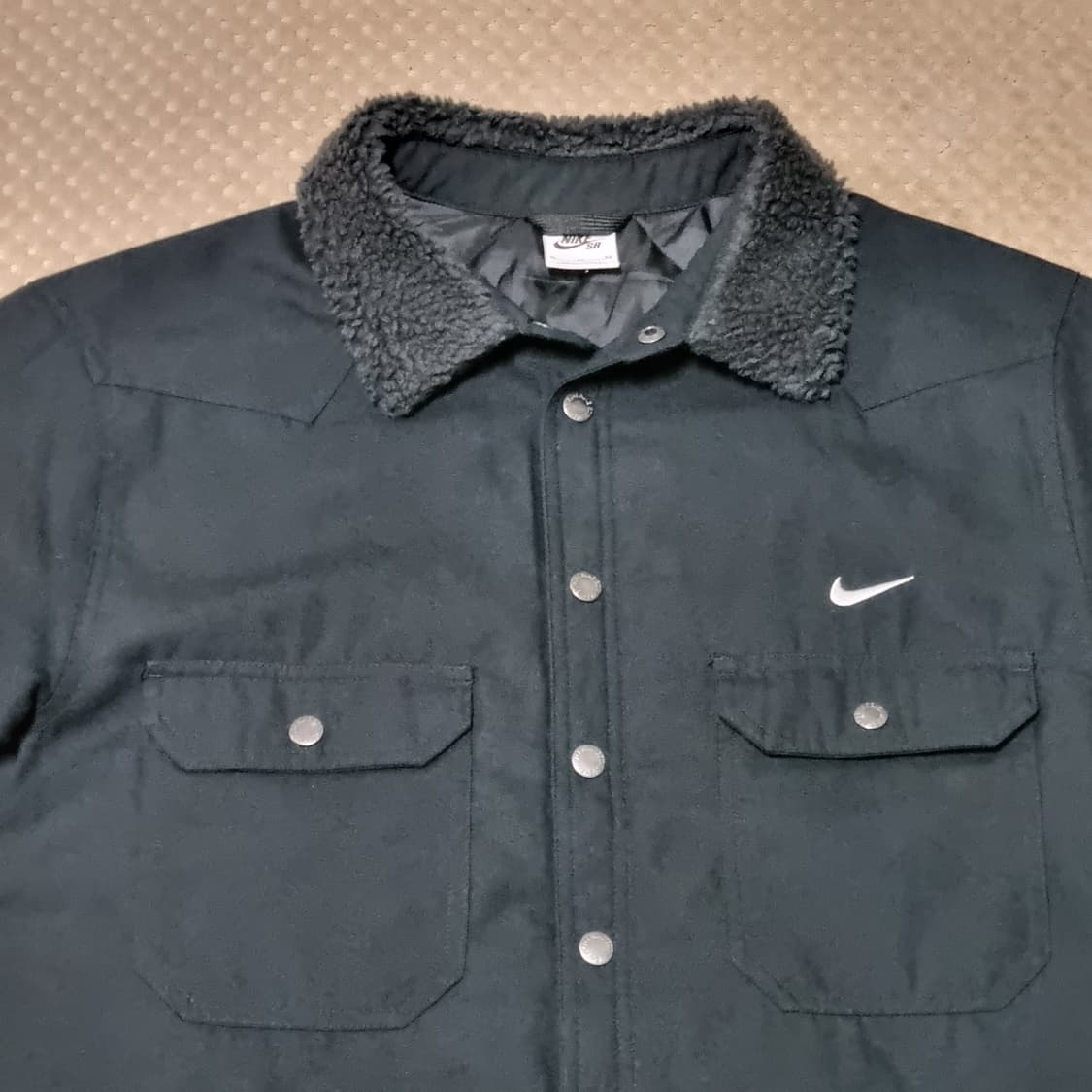 (XL) 나이키 SB 스케이트 패딩 플란넬 자켓 블랙 상품이미지4