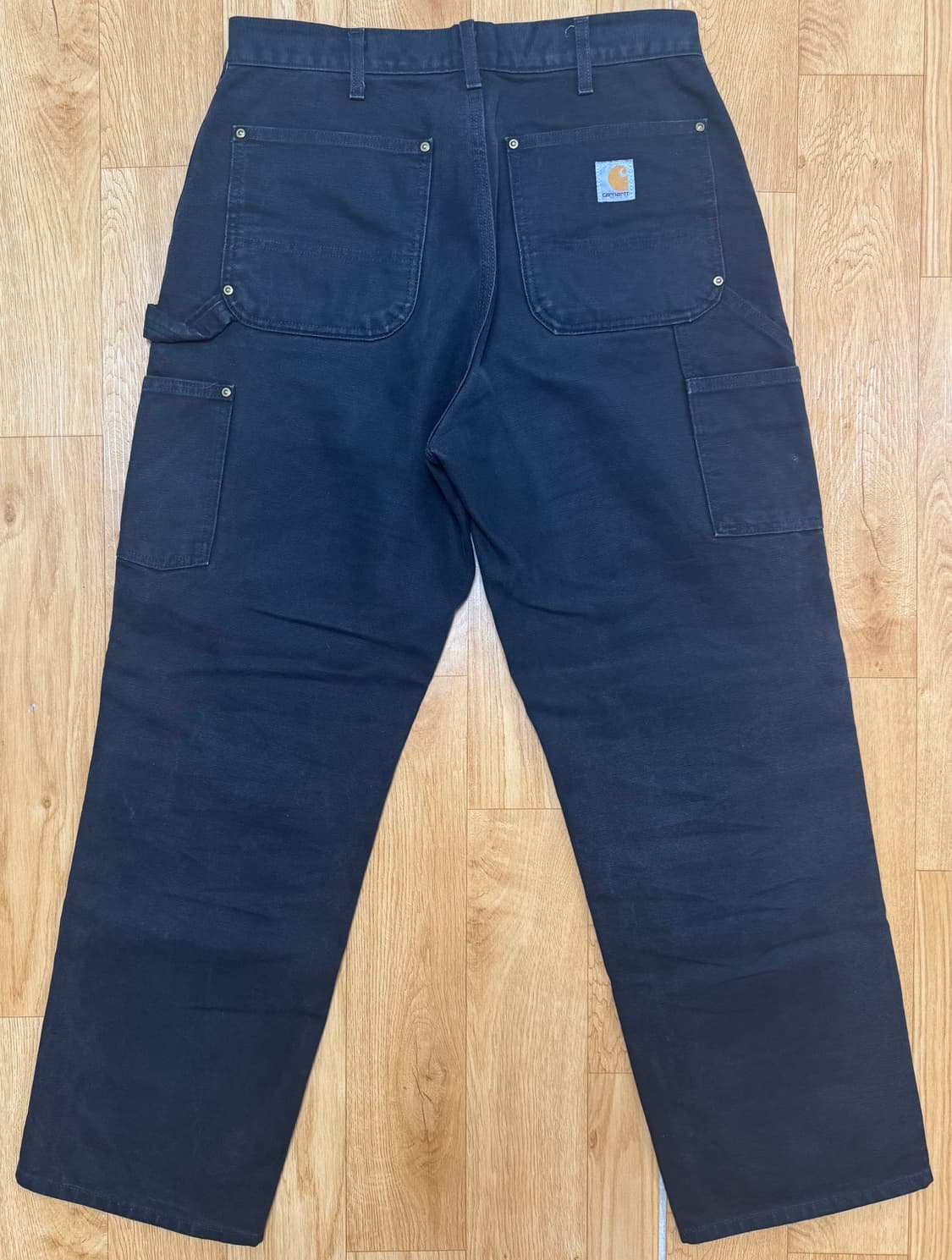 칼하트 B01 더블니 블랙 BLK 34x30 상품이미지2