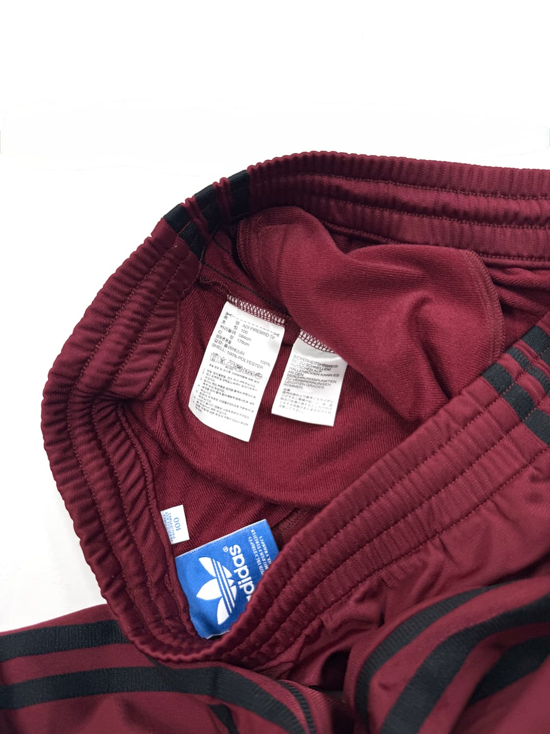 adidas 오리지널 파이어버드 버건디 트랙팬츠 상품이미지5