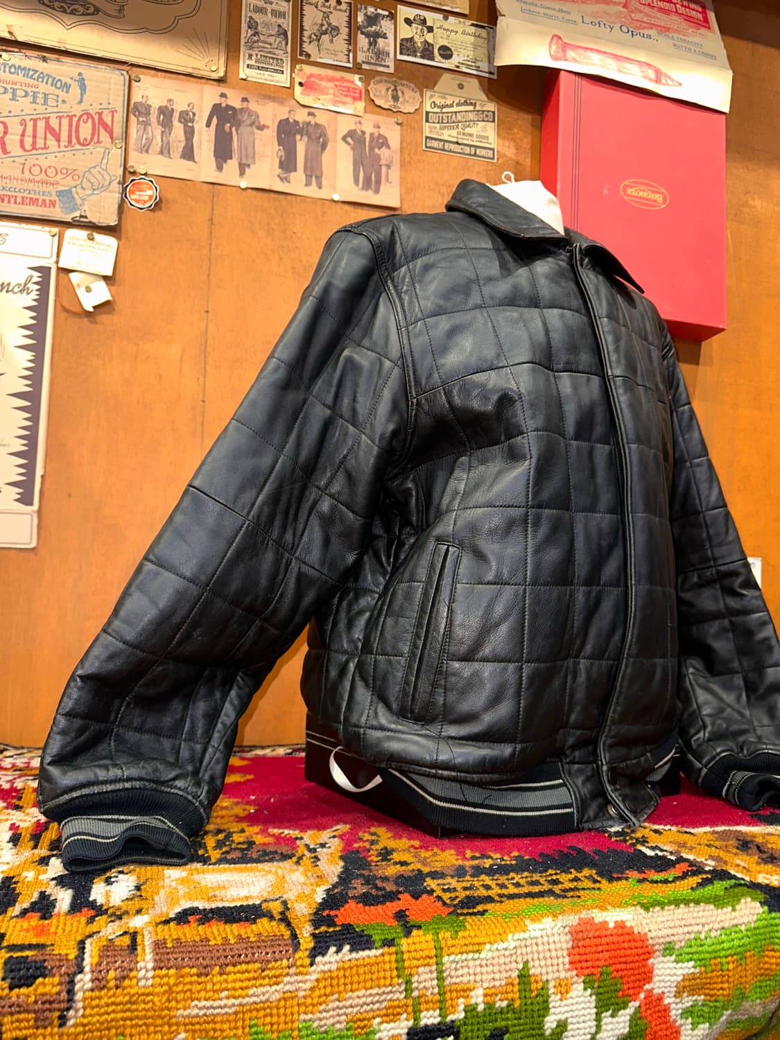 ( XL ) 가죽자켓 아메카지 양가죽자켓 레더자켓 항공점퍼 가죽코트 상품이미지2