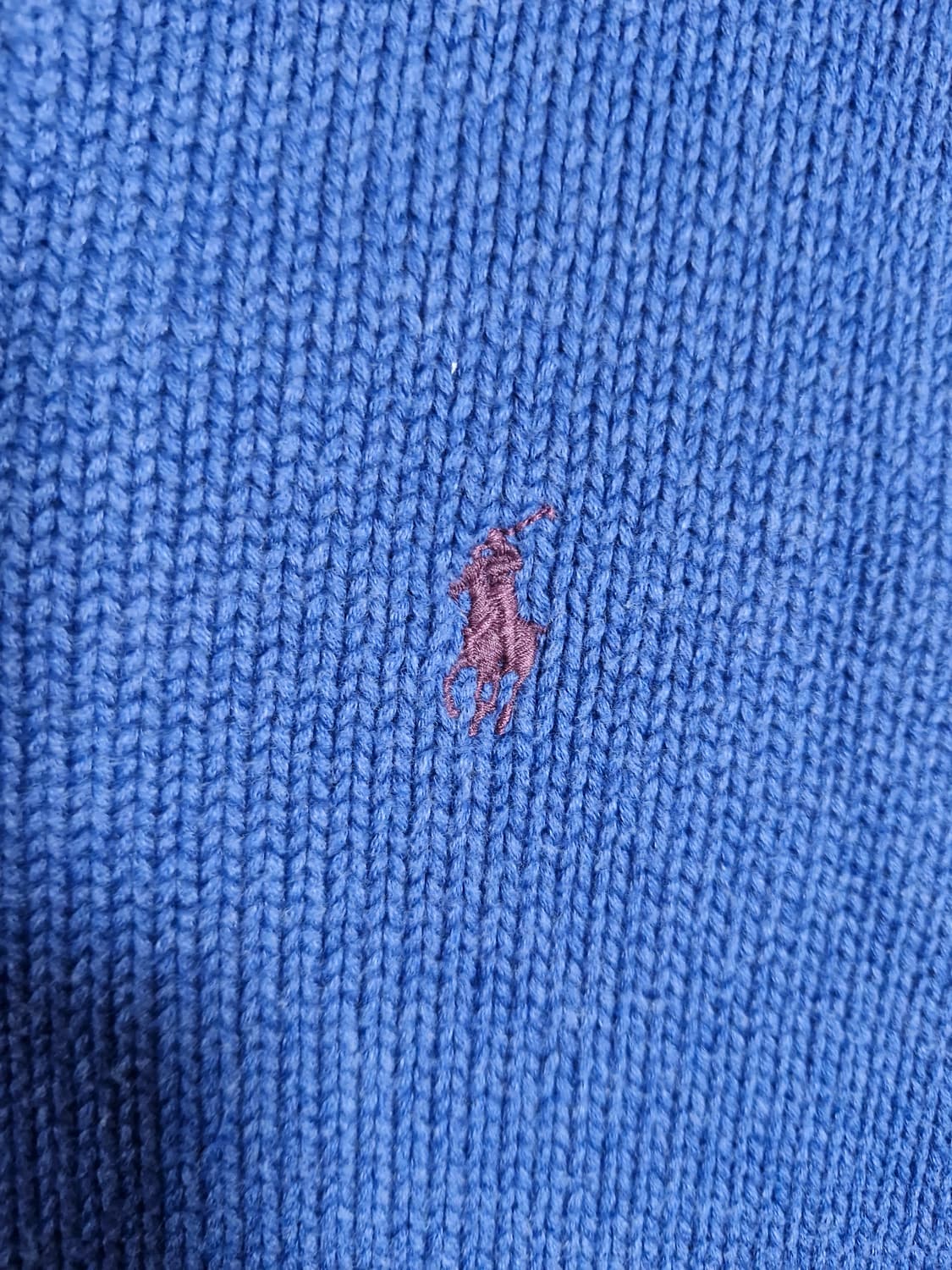 폴로 랄프로렌 코튼 가디건 블루 100 상품이미지3