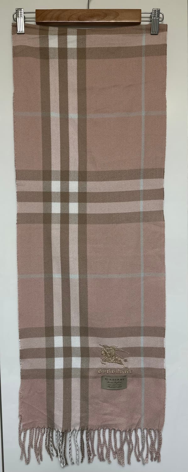 버버리 체크 머플러 캐시미어 목도리 남여공용 상품이미지1