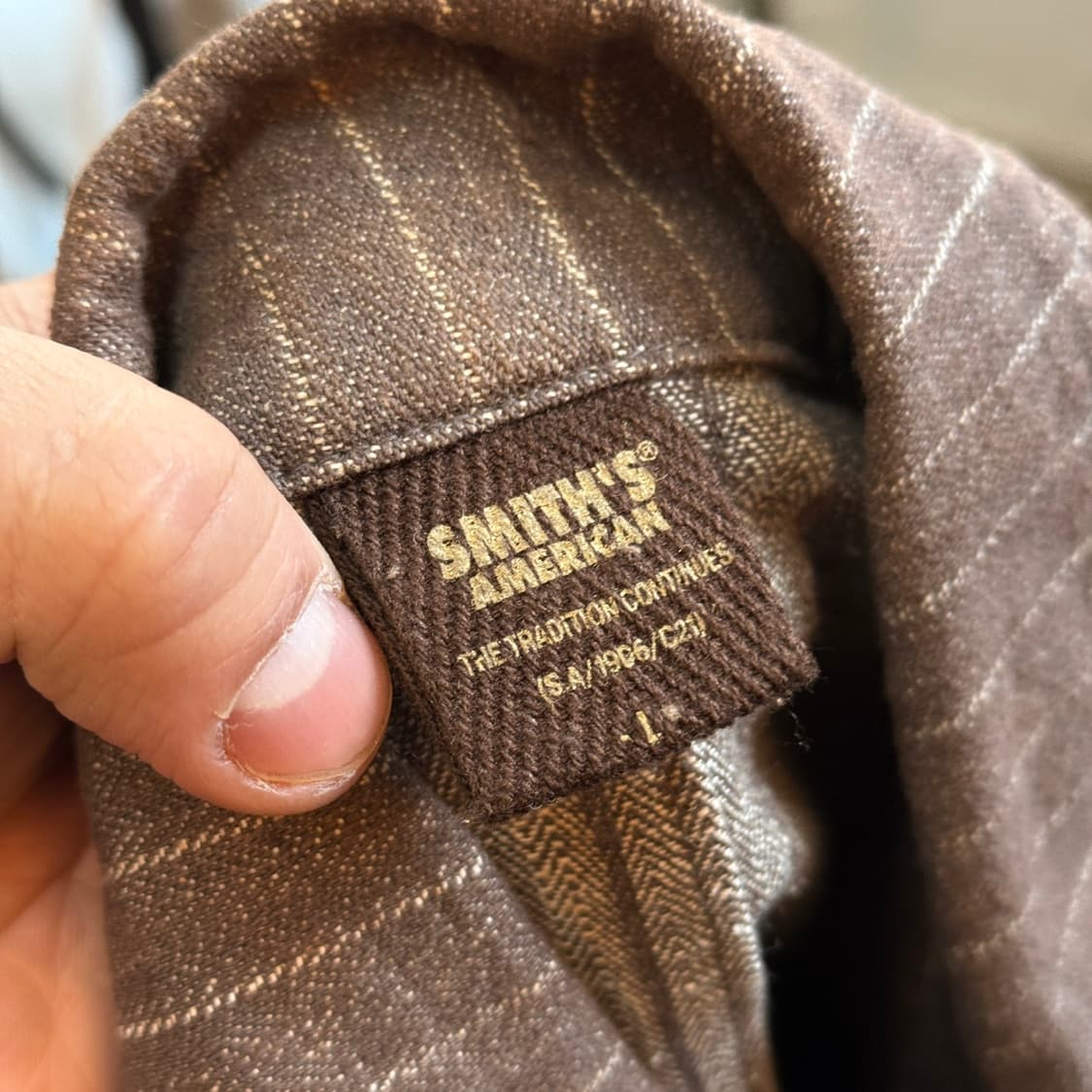 스미스 아메리칸 챠콜 페이딩 스트라이프 자켓 상품이미지7