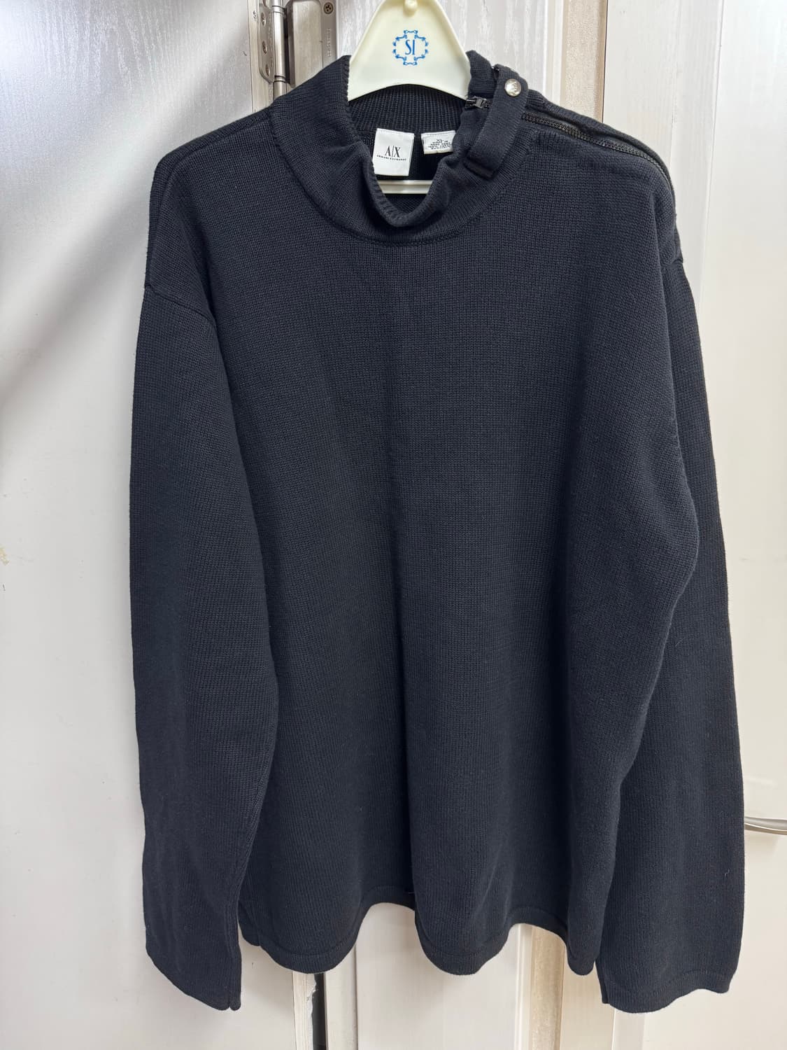 알마니 익스체인지 검정 니트 롱슬리브 상품이미지6