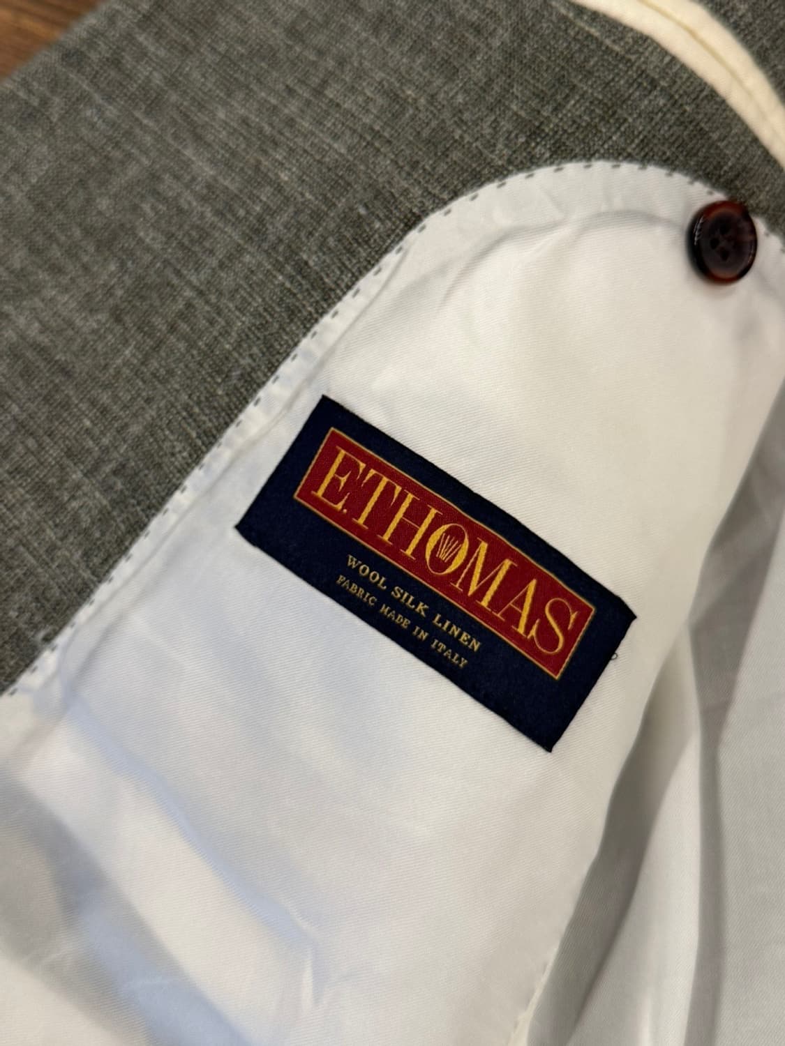 수트서플라이 울 실크 리넨 테일러드 자켓 슬림100 상품이미지9