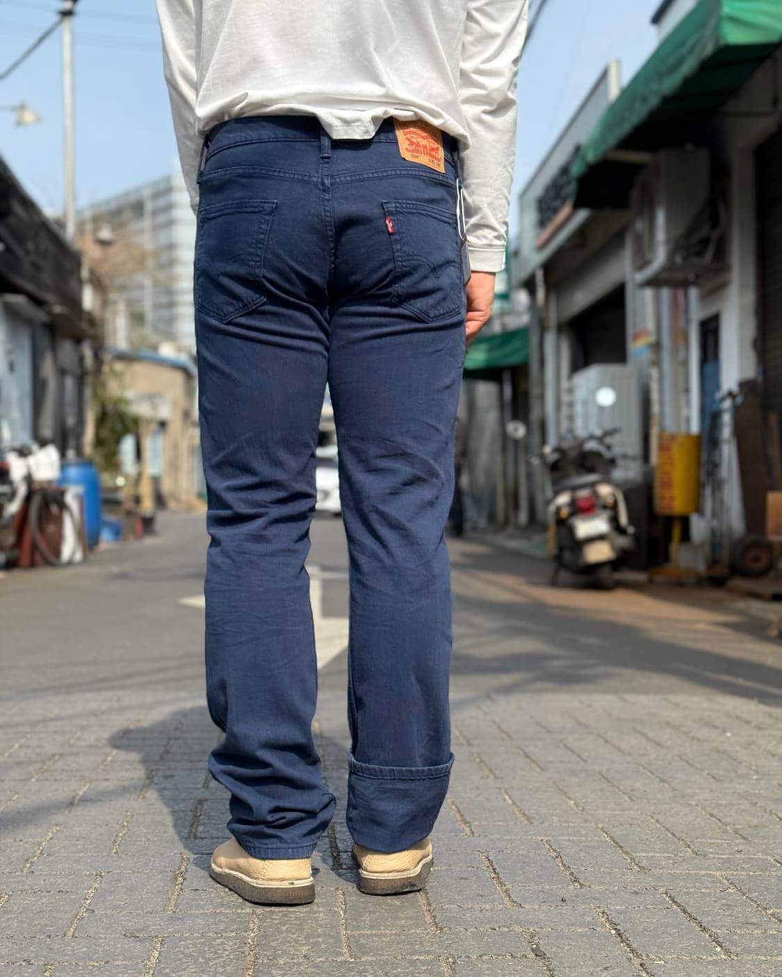 리바이스 504 레귤러 스트레이트 핏 트윌 코튼 팬츠 34 상품이미지9