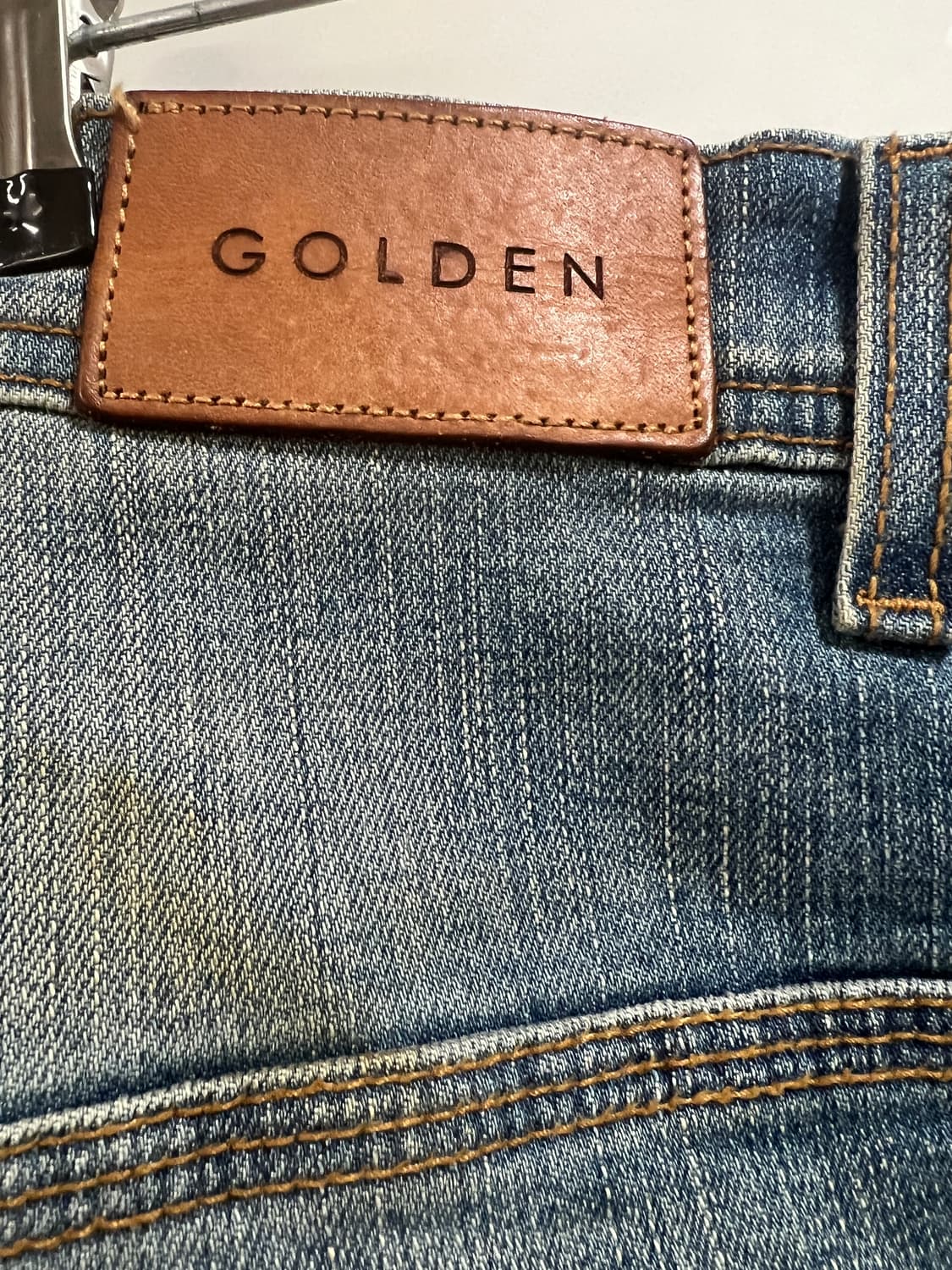 [38] 골든데님 워싱 데미지 조거 팬츠 상품이미지8