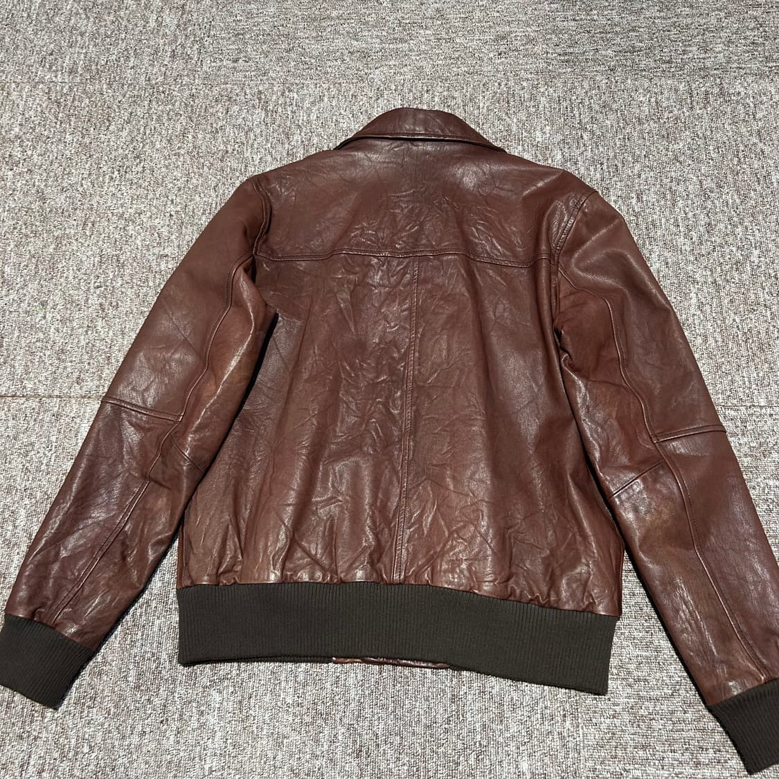 S) 타미힐피거 리얼레더 염소가죽 가죽자켓 레더자켓 상품이미지7