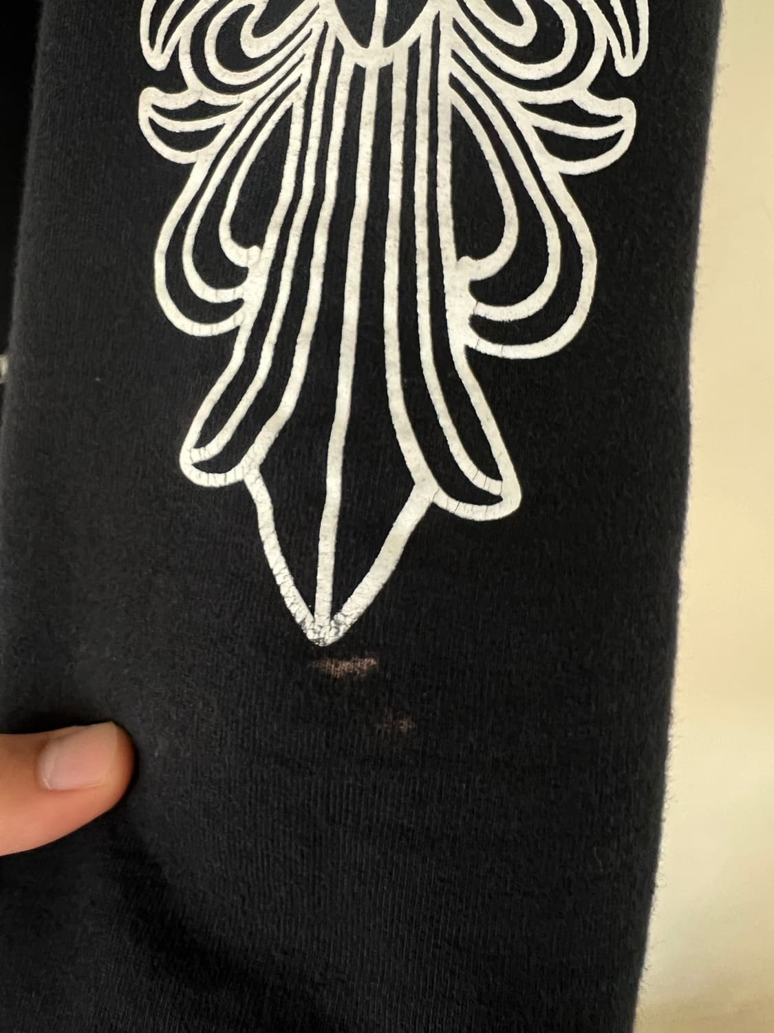 [xl] 크롬하츠 홀스슈 플로랄 헤비웨이트 후드집업 상품이미지5