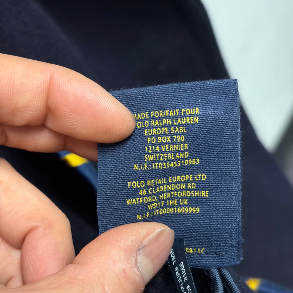 폴로 랄프로렌 럭비 금장 울 피코트 상품이미지5