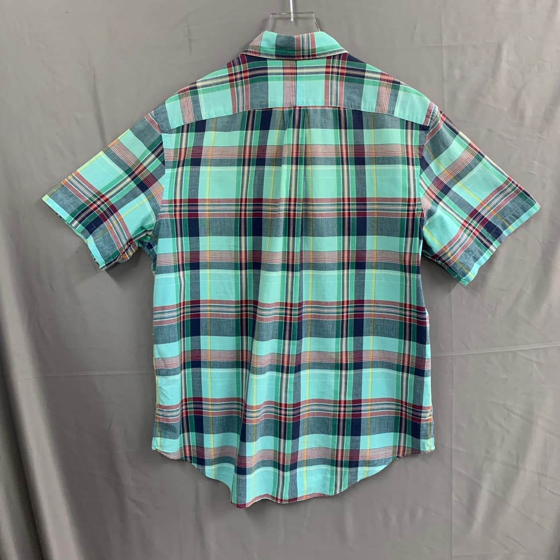 XL 폴로랄프로렌 커스텀핏 민트 체크 반팔 셔츠 상품이미지2