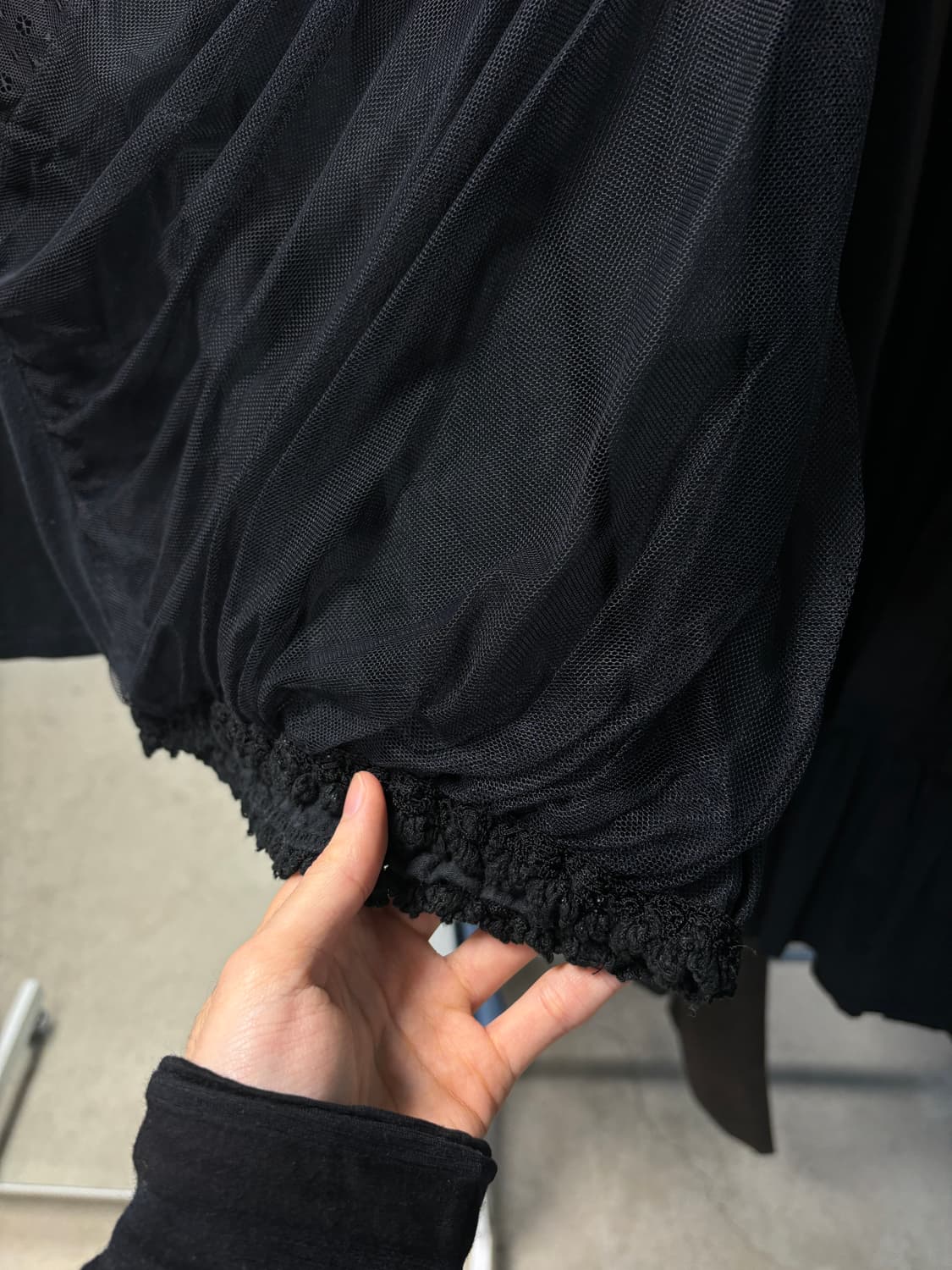 스나오 쿠와하라 레이스 롱슬리브 상품이미지4