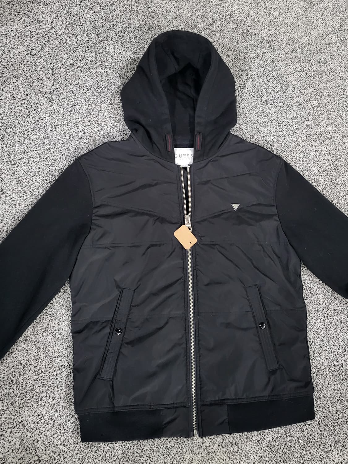 게스(GUESS) 후드 집업 패딩 자켓 상품이미지1