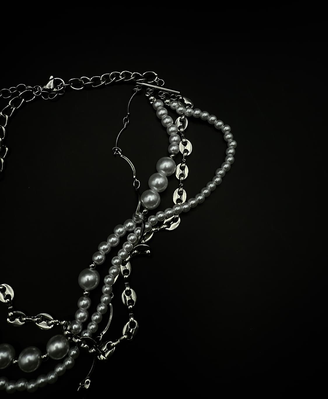 pcr053 twisted pearl necklace 상품이미지5