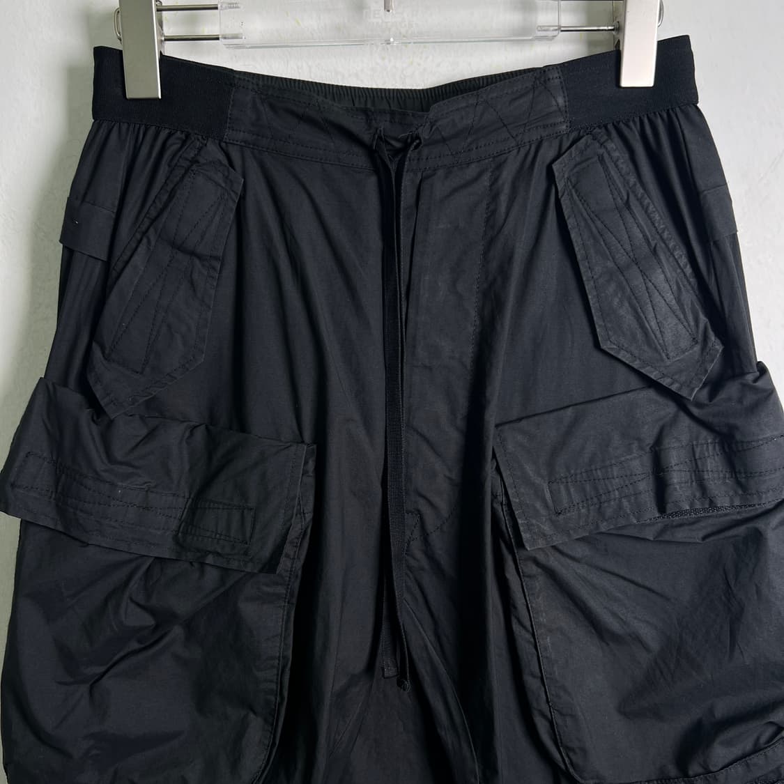 언라벨 프로젝트 블랙 유틸리티 멀티 포켓 카고 팬츠 S 상품이미지5