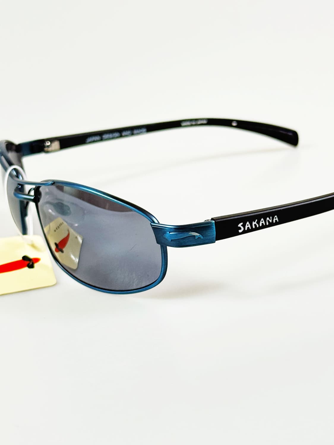 90s SAKANA 투브릿지 슬림스퀘어 틴트 빈티지 선글라스 상품이미지4