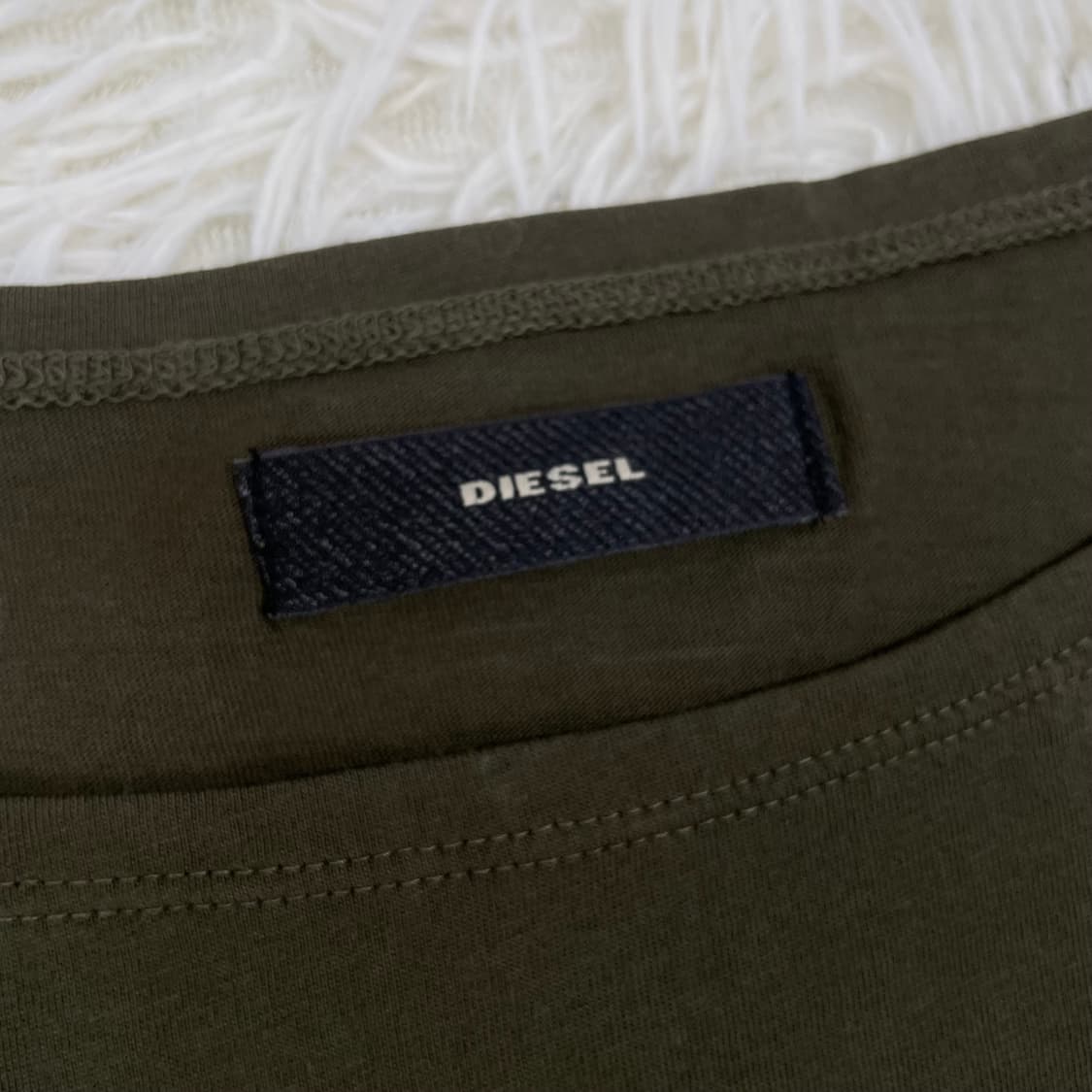 디젤 Diesel 펑크 민소매 슬리브리스 카키 상품이미지4
