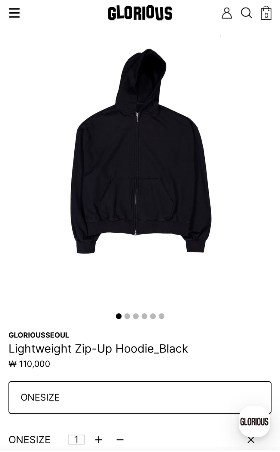 글로리어스워커 후드집업 상품이미지4