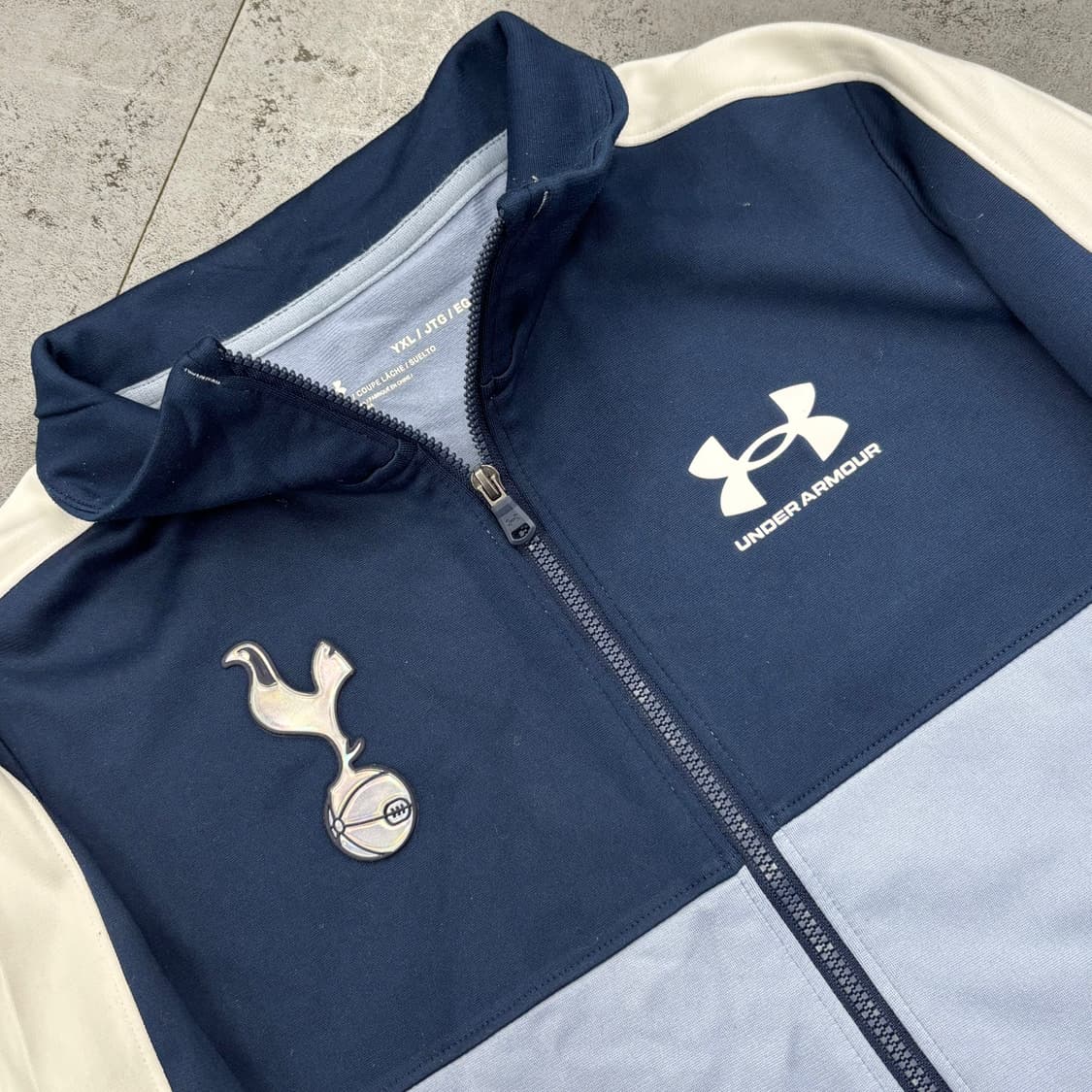 언더아머 토트넘 커스텀 져지 네이비 트랙탑 상품이미지2