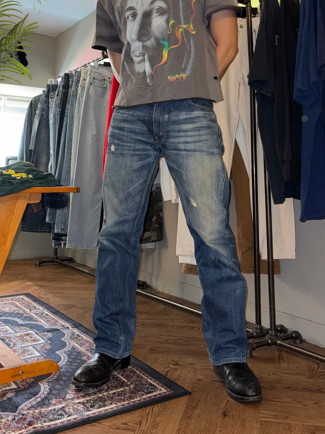 00‘s Levi’s 502 J22 selvedge denim pants 상품이미지3