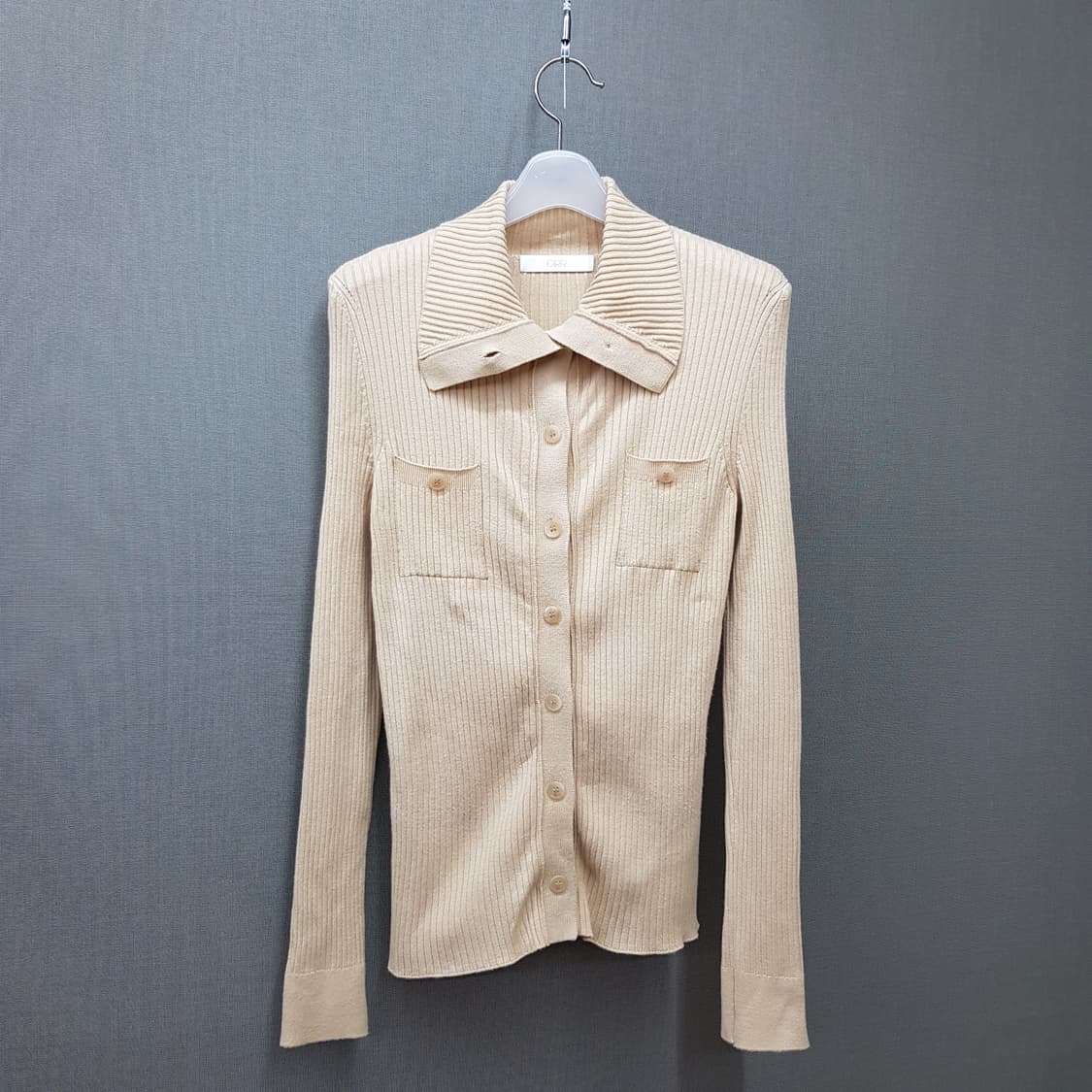 오르 ORR 골지 니트 가디건 S사이즈 상품이미지1