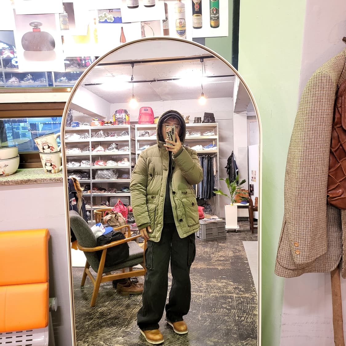 타미힐피거 구스 다운 점퍼 자켓 (L) 상품이미지10