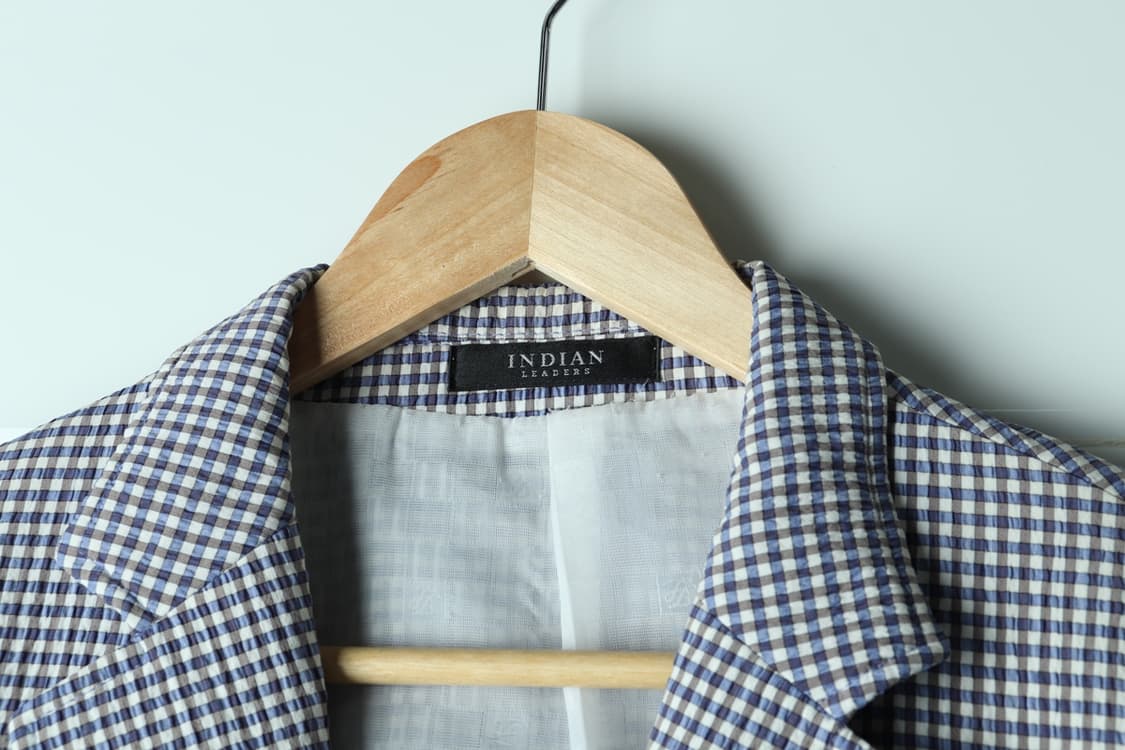 (L-XL) 인디안 집업 바람막이 점퍼자켓 시어서커 정장-H32702 상품이미지5
