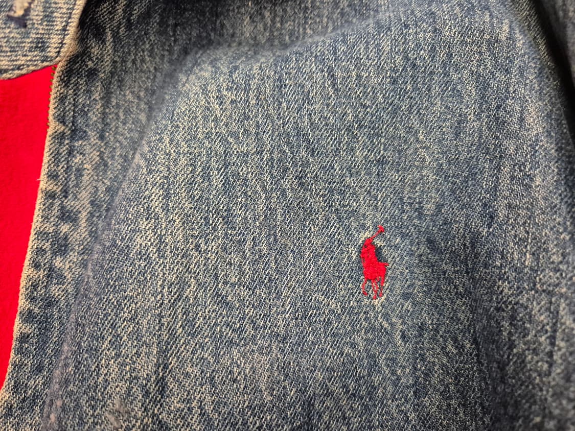 90s 폴로랄프로렌 베이포트 데님 자켓 상품이미지4