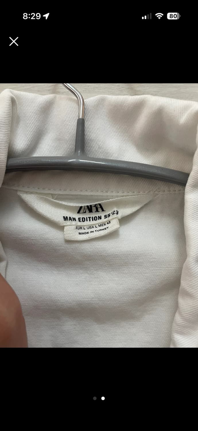 자라 화이트 자켓 상품이미지2