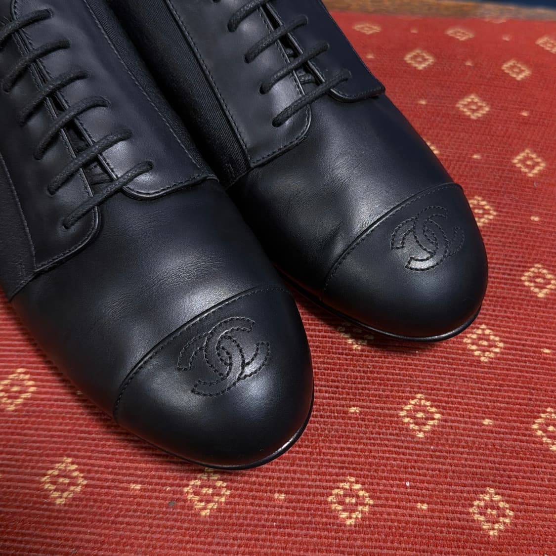 샤넬 유니폼 CC로고 스티치 여성 로퍼 상품이미지5