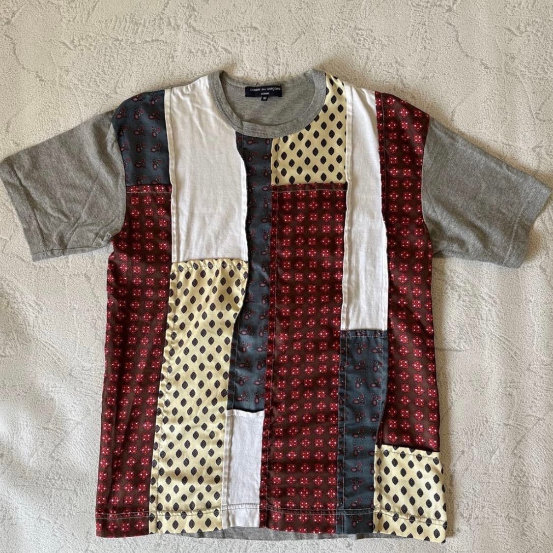 꼼데가르송 옴므 패치워크 티셔츠 상품이미지1