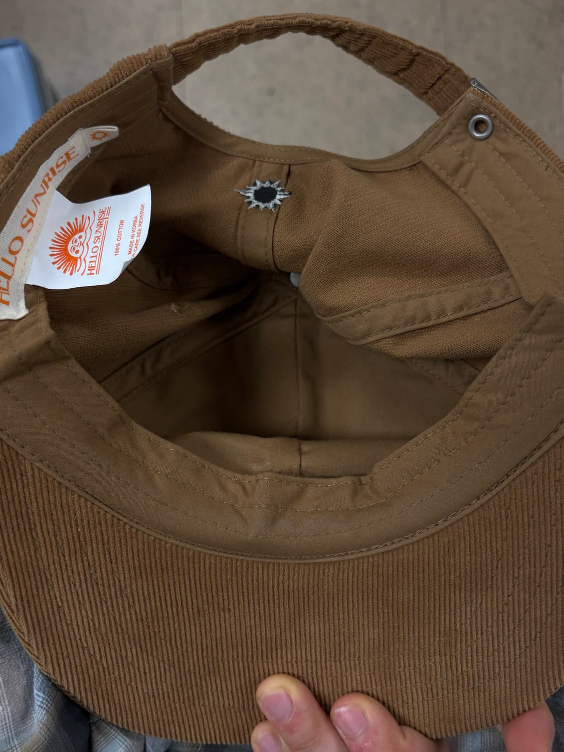 헬로선라이즈 코듀로이 볼캡 상품이미지2