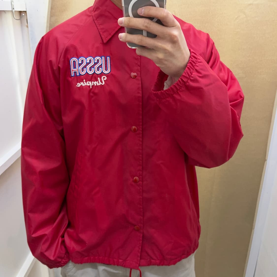 90s USA 나일론 코치 자켓 상품이미지6