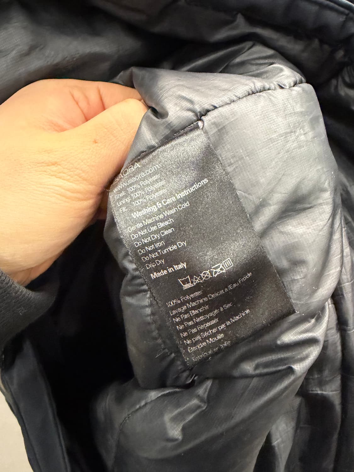 Isaora 네이비 롱패딩 M 상품이미지5