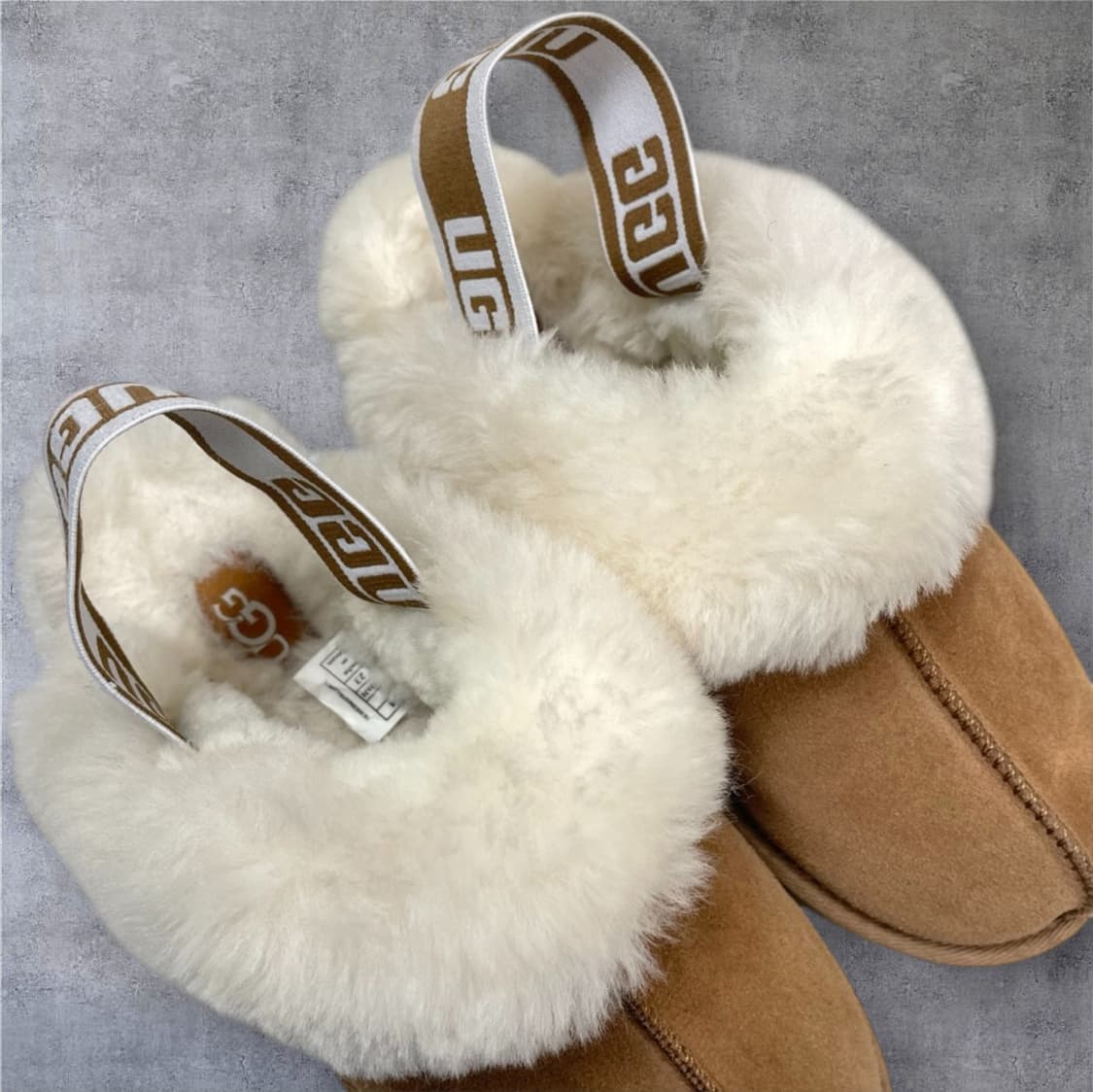 UGG 어그 체스트넛 펀케트 슬라이드 플랫폼 슬리퍼 37 상품이미지5