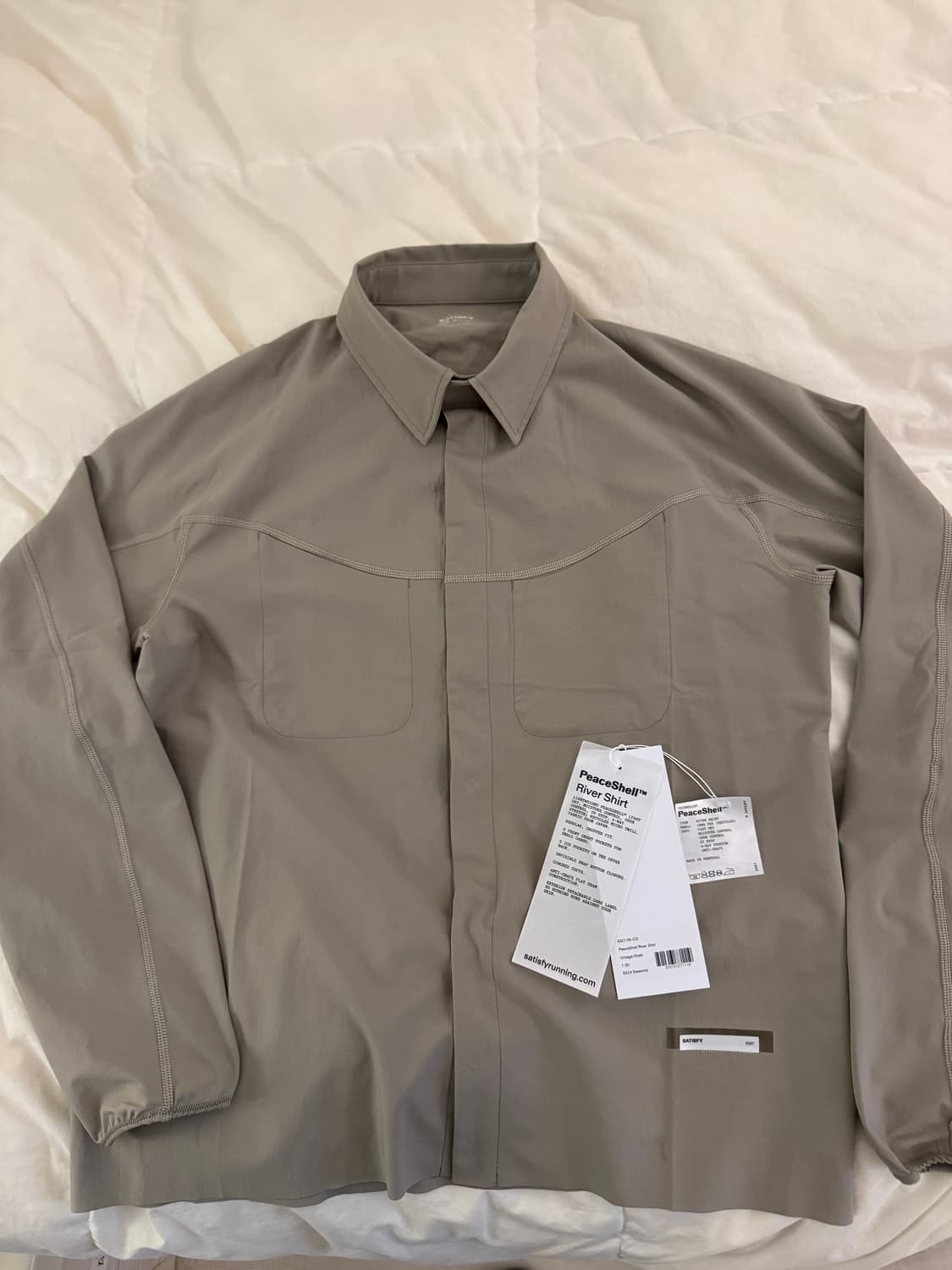 Satisfy River Shirt Vintage Khaki 상품이미지2