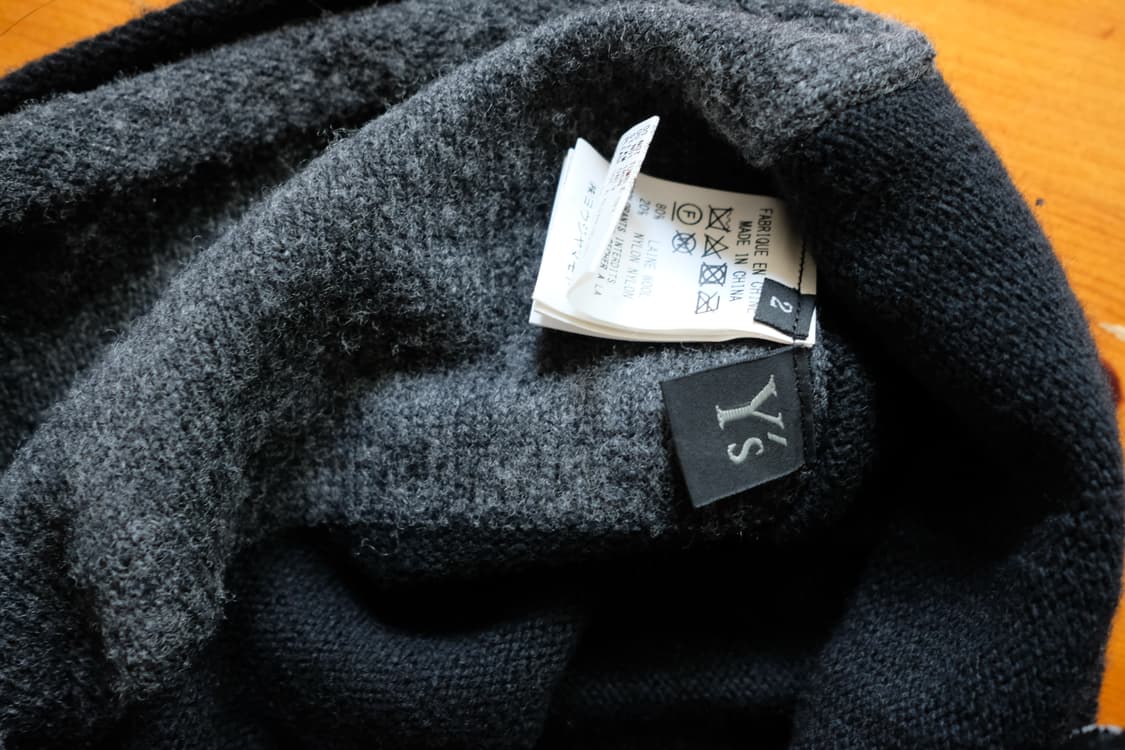 Y’s Ripped Detail Pullover 울 스웨터 size 2 상품이미지3