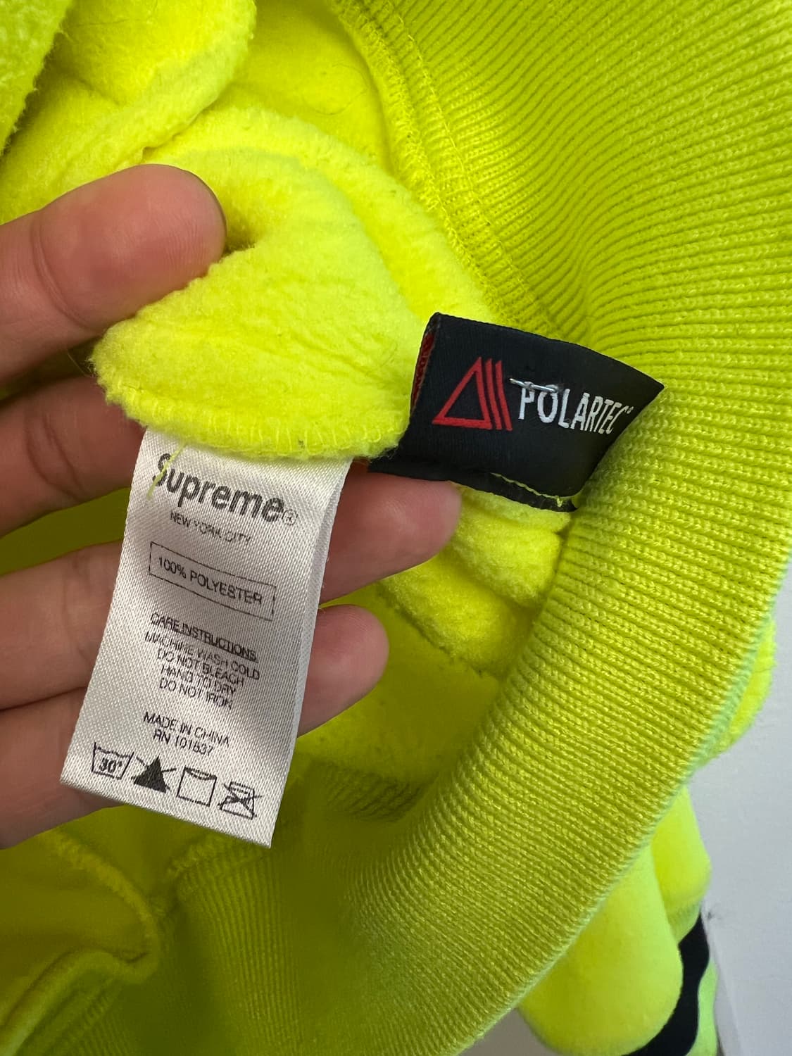 2014FW SUPREME POLARTEC 슈프림 바시티자켓 스타디움자켓 상품이미지8