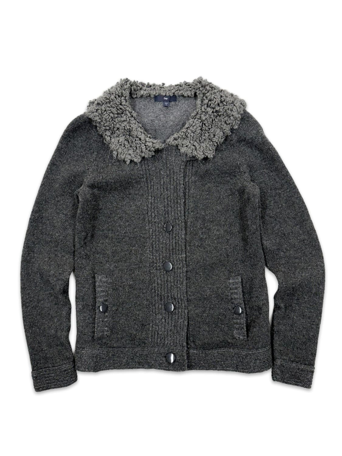 빈티지 GAP 다크 그레이 니트 가디건 상품이미지3