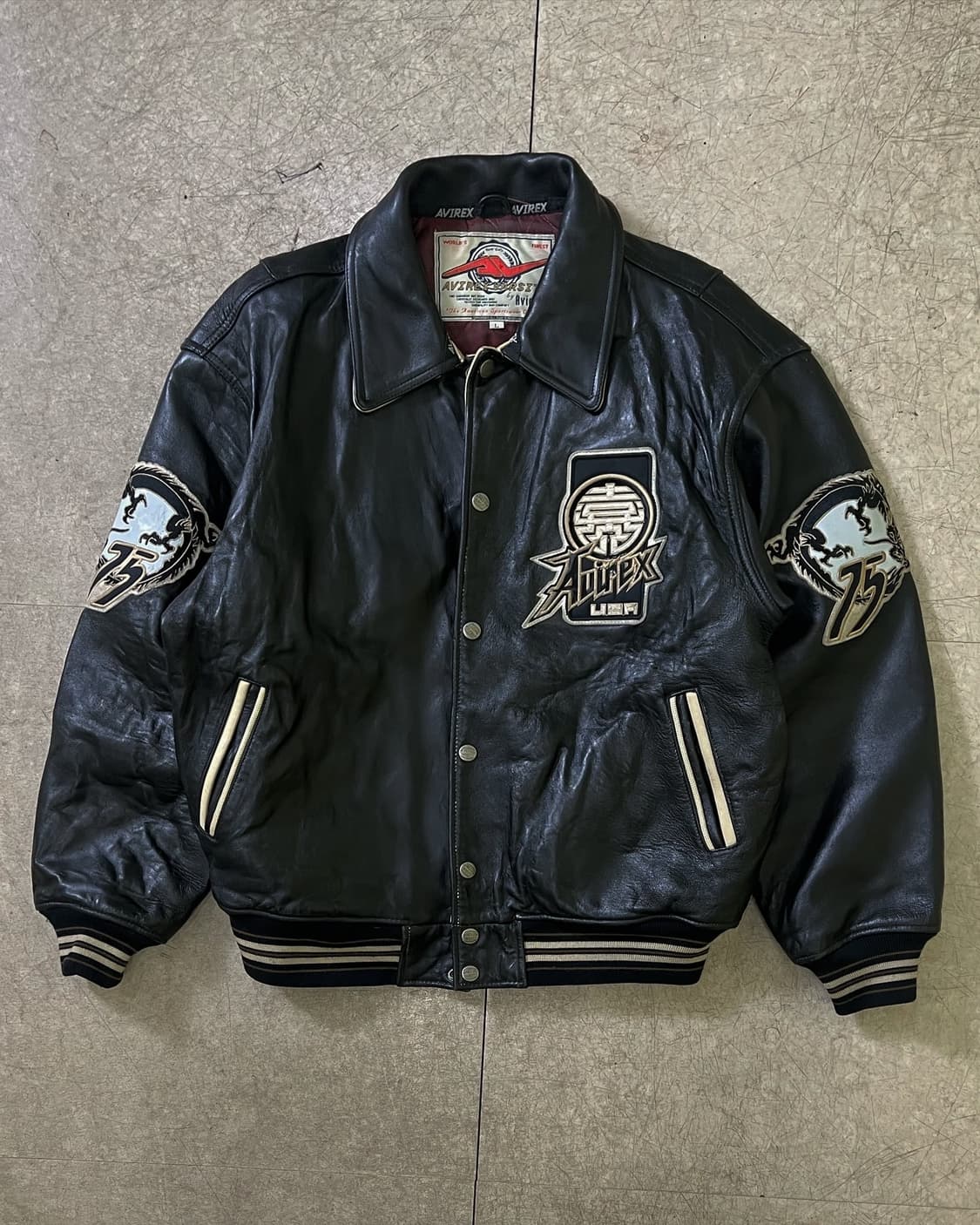 아비렉스 드래곤 가죽자켓 상품이미지1