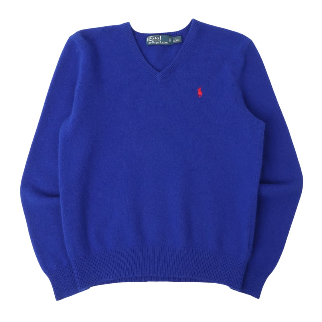 폴로 랄프로렌 블루 울 브이넥 니트 상품이미지1