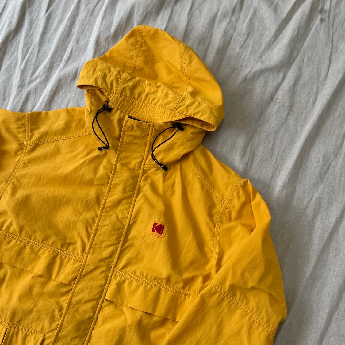 코닥 나일론 노란색 바람막이 M  상품이미지2
